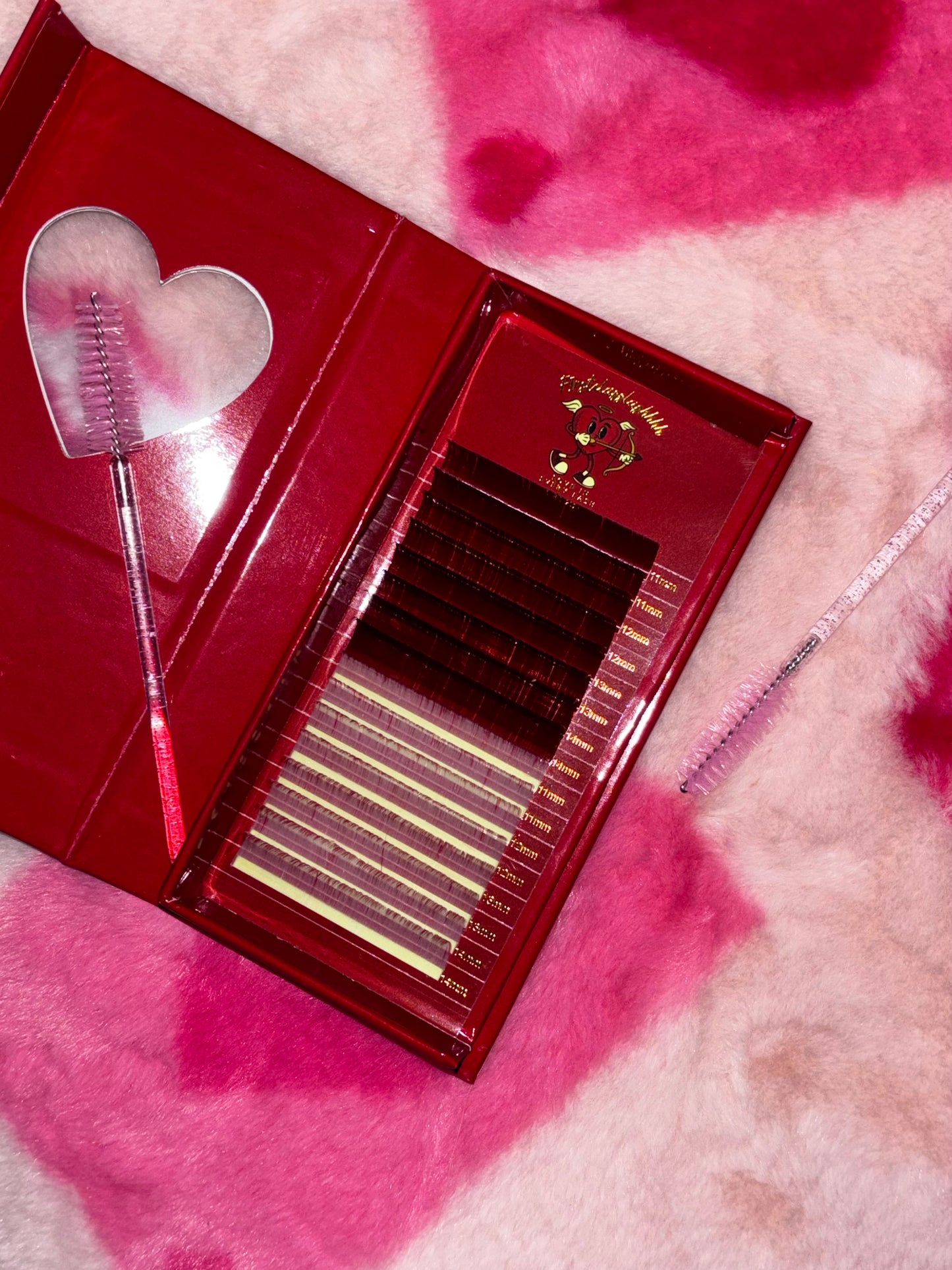 Valentines Colored Lash Tray